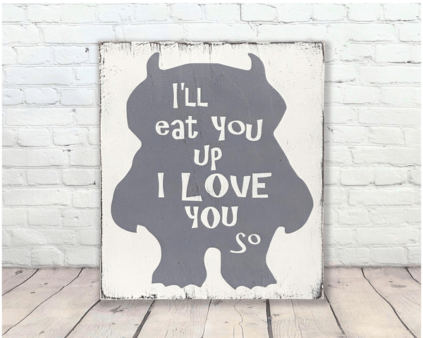 Wild Thing You Make My Heart Sign | Nursery order Round | Painted Sign | Custom Signs | Dipped Sign | Lyrics Quote | Song Words Quote