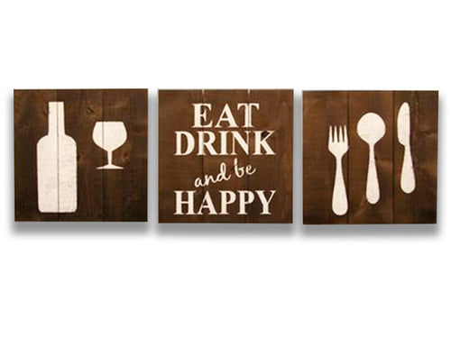 kitchen and dining room rustic wall decor