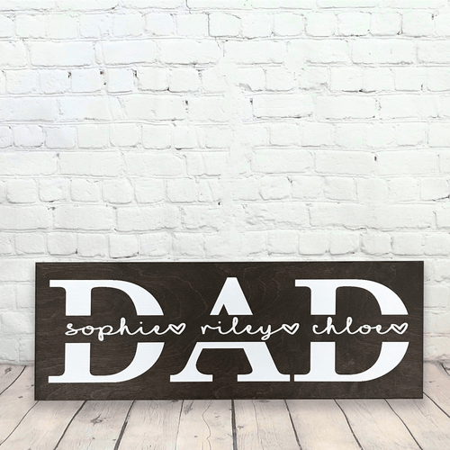 Dad Personalized Sign