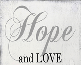 And These Three Things Remain Faith Hope Love Wood Sign