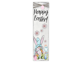 Happy Easter tall wooden decor