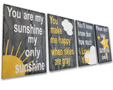 You Are My Sunshine Nursery Wall Decor