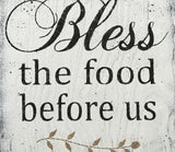 Bless The Food Before Us Dining Room Wall Decor