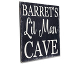 lil man cave personalized nursery wall decor