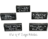 Mom Wood Box Sign Collection