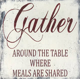 Gather Around The Table Dining Room Decor