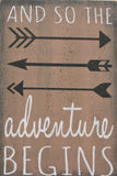 and so the adventure begins boys wall decor