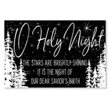 O Holy Night Christmas Sign | Rusticly Inspired Signs