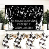 O Holy Night Christmas Sign | Rusticly Inspired Signs