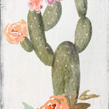 Personalized Watercolor Southwest Cactus Nursery Wall Art