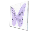 Dream Big Little One Butterfly Girl's Nursery Wood Sign