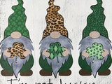 St. Patricks Day Gnome Wood Sign