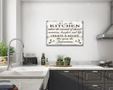 It's In The Kitchen Wood Wall Sign Wall Decor