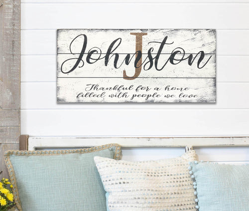 personalized initial sign