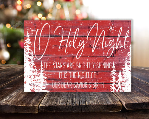 12.5 Oh Holy Night Sign