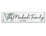 Personalized Family Name Sign