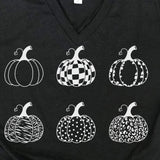 Black And White Pumpkins Tshirt