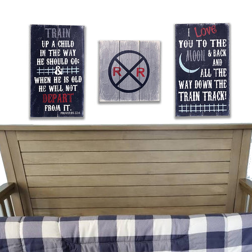 Train Up A Child Boys Nursery Decor