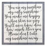 You Are My Sunshine Nursery Wall Sign